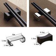 Chic Alloy Spoon Rest and Chopstick Organizer for an Elegant Dining Table