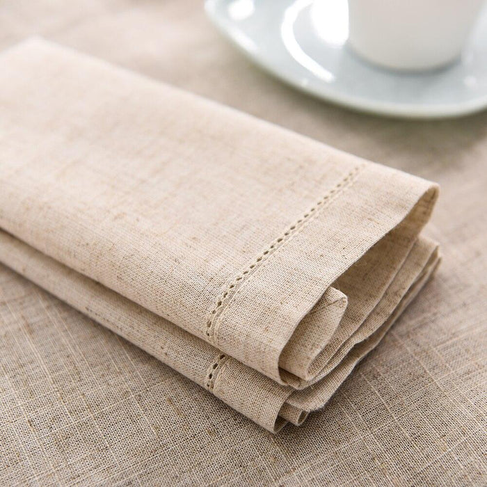 12pcs Set of 60cmx60cm Linen Cloth Napkins - Très Elite