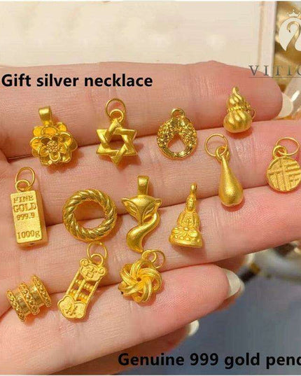 Glistening Floral Starburst 24K Gold Necklace - A Timeless Treasure