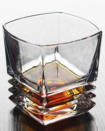 Opulent Crystal Drinkware Collection - Exquisite Whiskey and Wine Set