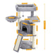 Luxurious Multi-Level Cat Tower: Stylish Oasis with Plush Beds and Sturdy Scratch Posts
