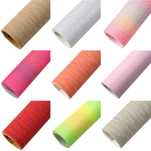 Dazzling Glitter Faux Leather Sheets for Crafting Stylish Accessories