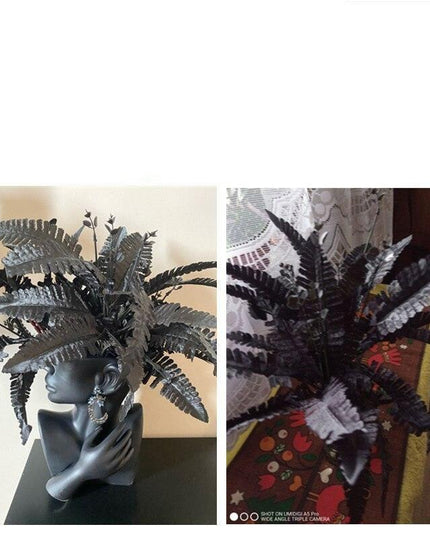 Luxurious Black Silk Floral Arrangement