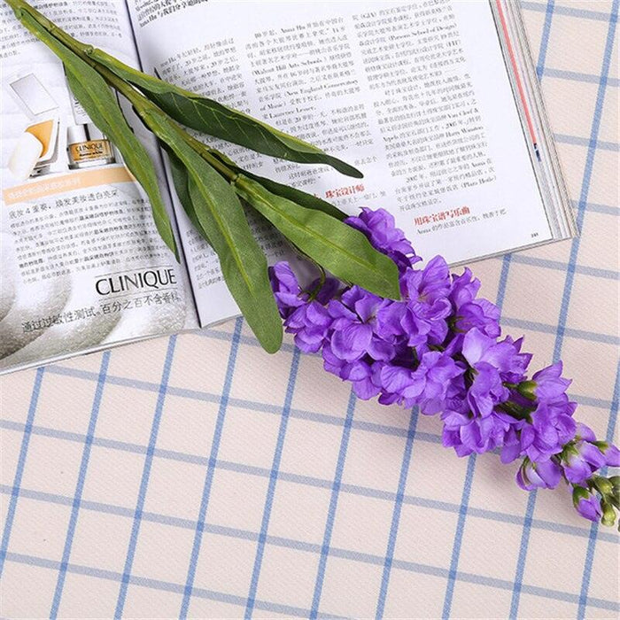 Elegant Silk Hyacinth Long Stem Artificial Flower - Set of 1