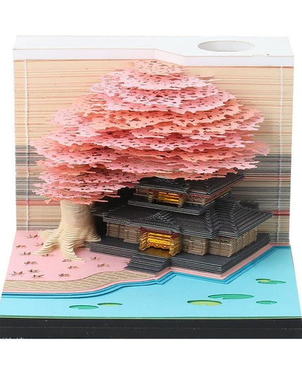 Illuminated Fantasy Castle 3D Memo Pad - Unlock Your Imagination