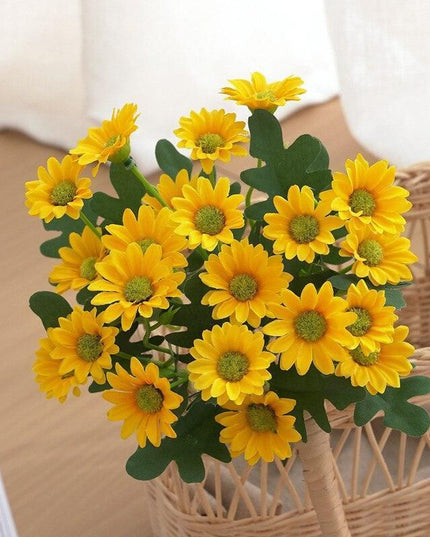 Radiant Sunflower Silk Luxury - Exquisite Floral Display for Elegant Spaces