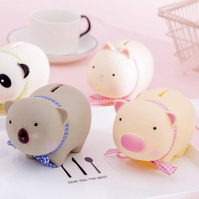 Korean Cartoon Character Piggy Bank for Kids and Children
