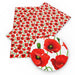 Floral Elegance Synthetic Leather Crafting Sheets - Creative Essentials