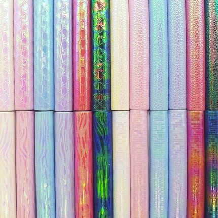 Mesmerizing Mermaid and Serpent Vegan Leather Craft Sheets - Set of 6