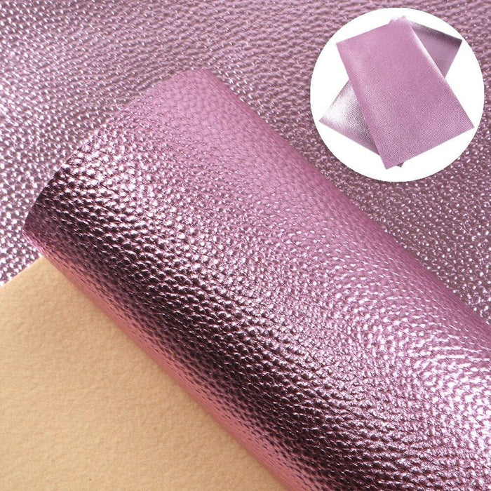 Luxury Lychee Hollow Synthetic Leather Crafting Material by David Accessories