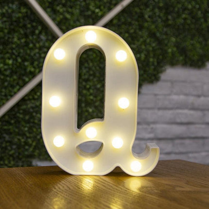 Luxurious Illuminated Alphabet Lights for Elegant Decor