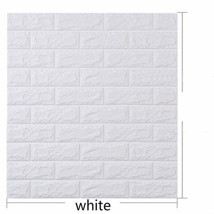3D Peel and Stick Brick Wallpaper - Elegant, Strong, and Simple to Apply