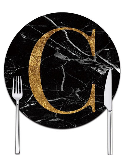 Personalized Monogram Coasters for Sophisticated Table Settings