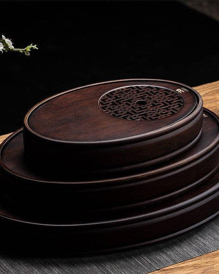 Luxurious Bamboo Kung Fu Tea Ceremony Tray Set