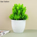 Elegant Green Faux Bonsai Tree with Pot - Versatile Home and Garden Decoration