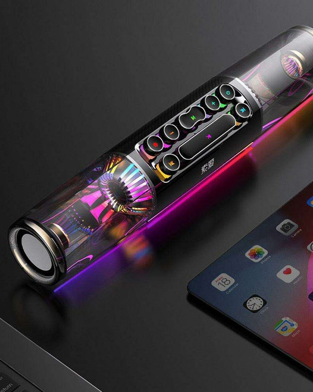 Gaming Audio Revolution Speaker with Bluetooth 5.0, RGB Illumination, and Deep Bass