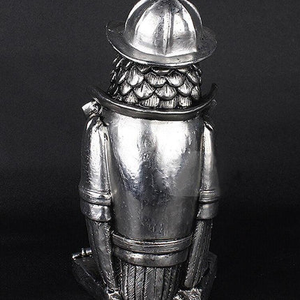 Elegant Electroplated Owl Figurine for Stylish Home Accents