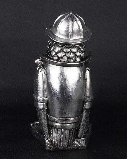 Elegant Electroplated Owl Figurine for Stylish Home Accents