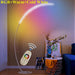 Adjustable LED Floor Lamp with Remote Control for Custom Warm/Cold Light and RGB Colors