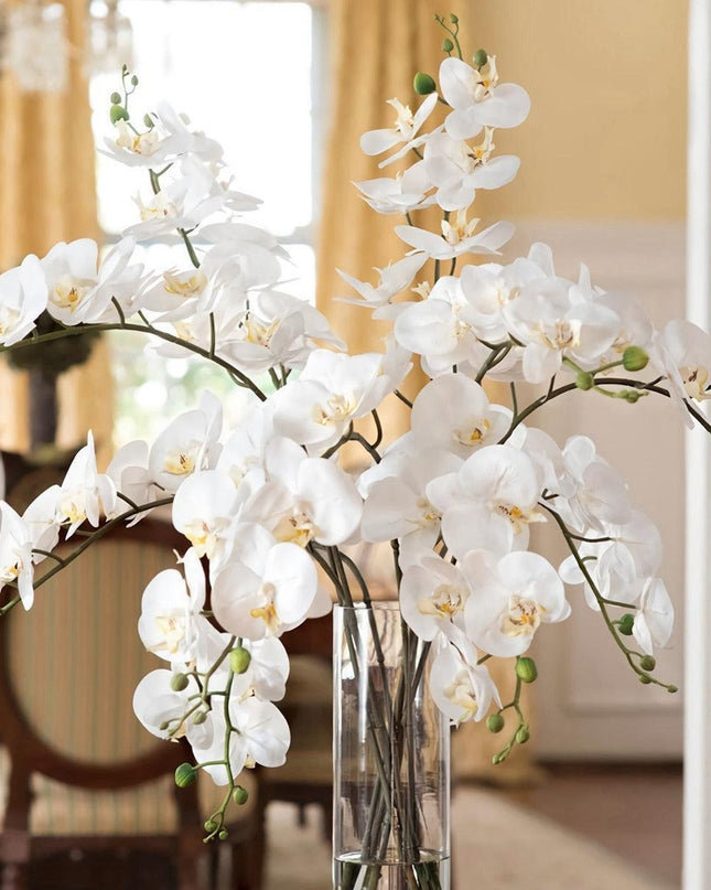 Silk Orchid and Rose Floral Masterpiece - Exquisite Home and Event Decor