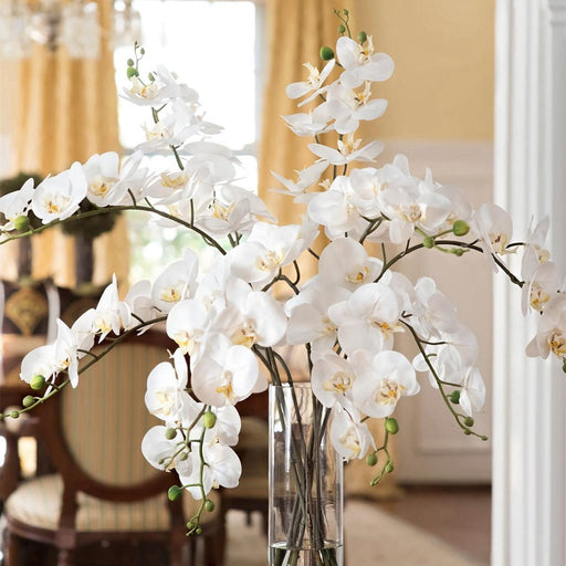 Elegant Silk Butterfly Orchid Bouquet - Lifelike Floral Arrangement