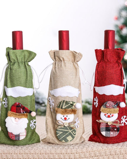 Holiday Cheer Wine Bottle Dress: Celebrate in Festive Elegance