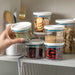 Fresh Storage Solution: Transparent Sealed Ring Kitchen Jar