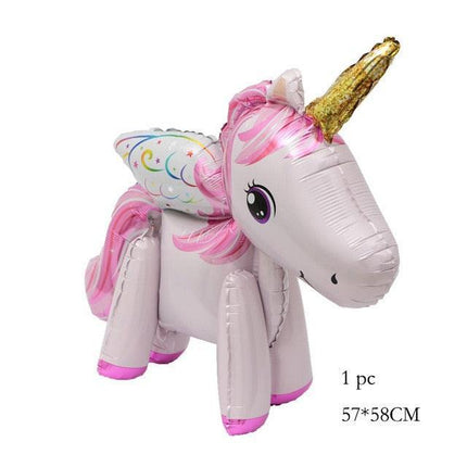 Enchanted Unicorn Number Balloon Set for Joyful 1-4 Year Celebrations