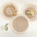 Elegant Round Linen Dining Table Placemat for Stylish Meals