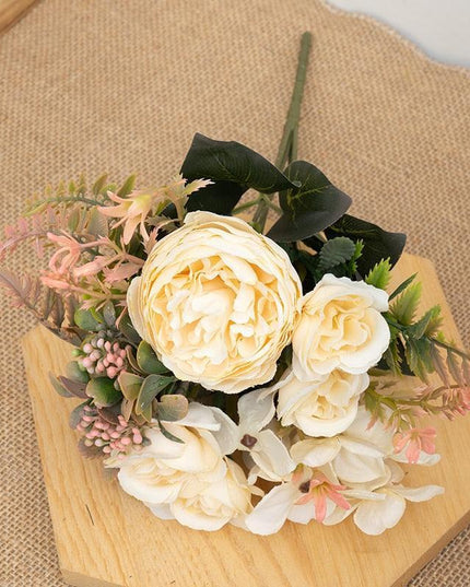 Elegant White Silk Roses - Perfect for Weddings, Autumn Decor, and Holiday Celebrations