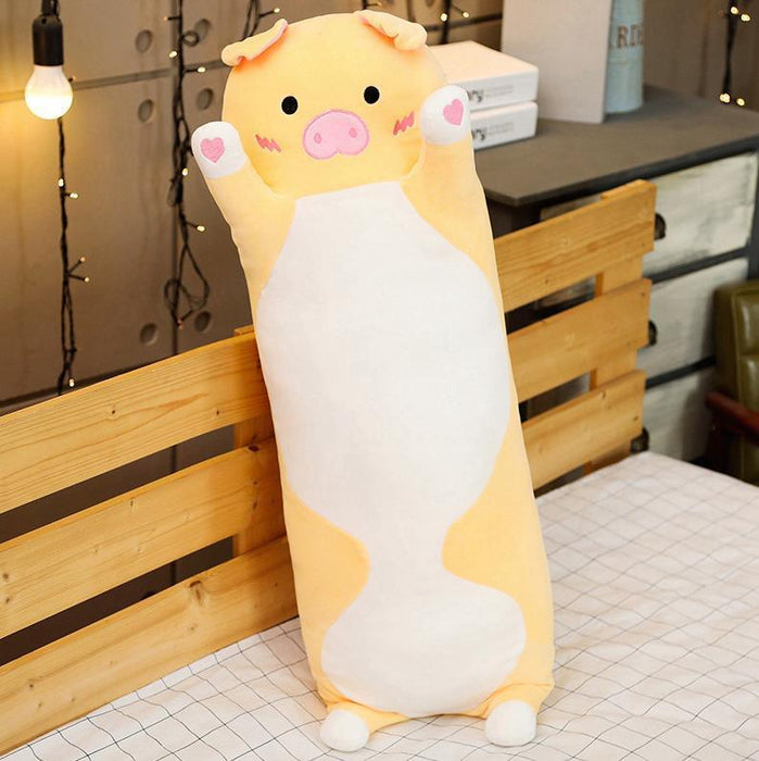 Magical Dinosaur Unicorn Cat Plush Sleeping Pillow