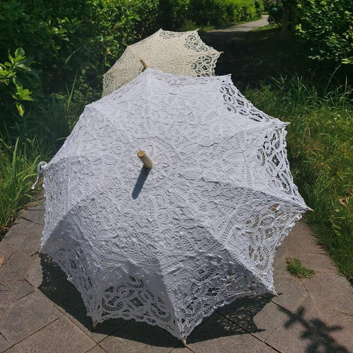 Victorian Lace Parasol: Timeless Elegance for Outdoor Events