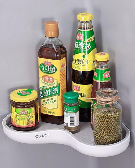 Charming Heart-Shaped Wall Storage Shelf with Enhanced Water Drainage System