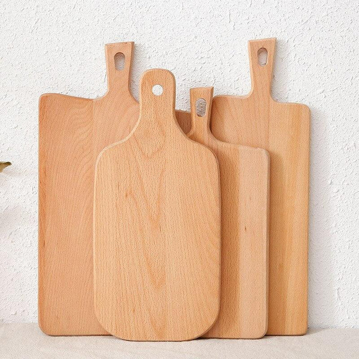 Wooden Multipurpose Kitchen Cutting Board - Elegant Serving Plate for Charcuterie & Pizza