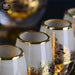 Luxurious Golden Foil Wine Collection - Exquisite Asian Elegance
