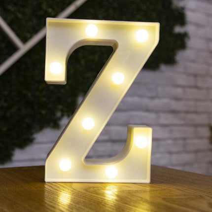 Luxurious Illuminated Alphabet Lights for Elegant Decor