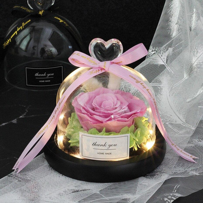 Eternal Love Glass Dome Rose: Timeless Token of Affection and Commitment