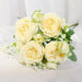 Stunning Lifelike Pink Peony Silk Floral Bouquet - Ideal for Weddings and Creative Projects