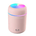Vibrant USB Aroma Diffuser and Humidifier with Dual Mist Options and Soothing Night Light