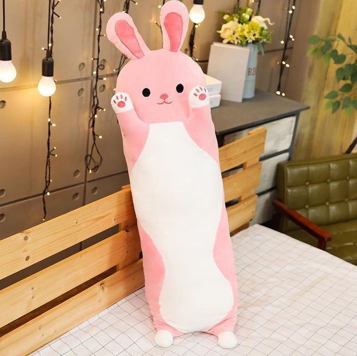 Enchanting Dino Unicorn Kitty Plush Sleep Cushion