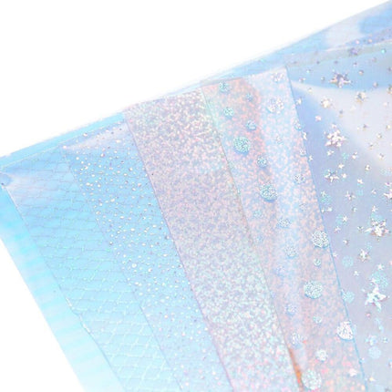 Iridescent PVC Synthetic Leather Jelly Fabric for Innovative DIY Creations