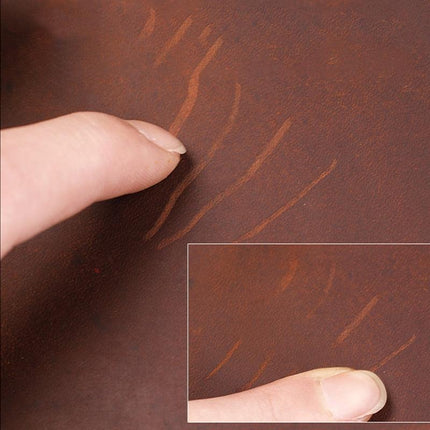 Enchanted Dark Orange Witchcraft Faux Leather Crafting Sheet - 2mm: Ignite Your Creative Spell