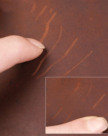 Enchanted Dark Orange Witchcraft Faux Leather Crafting Sheet - 2mm: Ignite Your Creative Spell