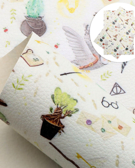 Luxurious Cartoon Lychee Faux Leather Crafting Set - Your DIY Dream Awaits