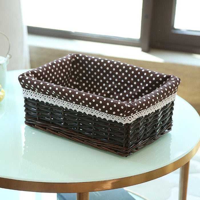 Willow Storage Baskets - Natural Elegance for Stylish Home Organization