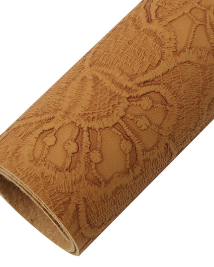 Chic Bloom: Premium Faux Leather Craft Sheets for Creative Expression