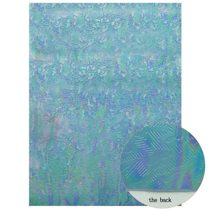 Glistening Ocean Blue Glitter Fabric: Unleash Your Creative Glamour