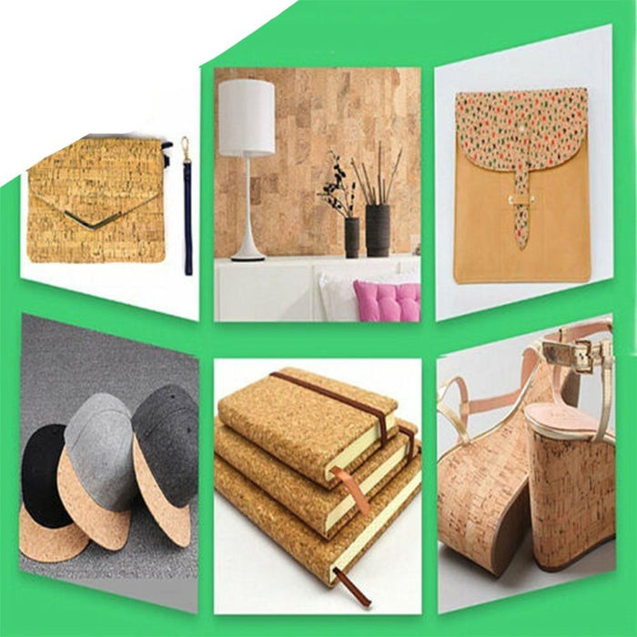Transform Your Designs with Elegant Wood Grain Cork Leather