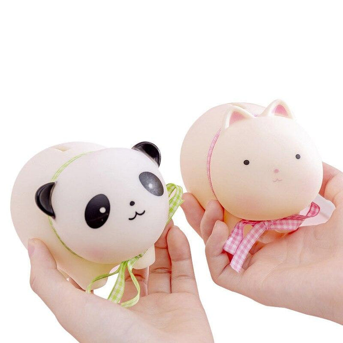 Kawaii Korean Animal Coin Bank with Whimsical Cartoon Characters for Children and Toddlers