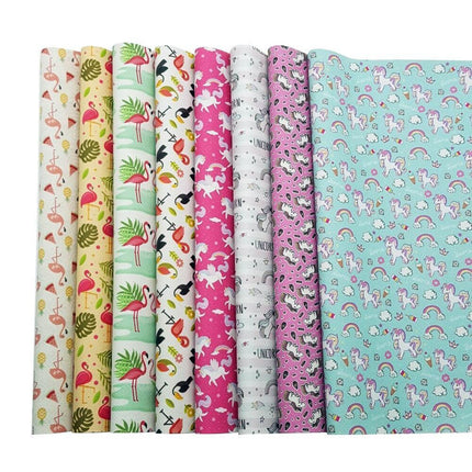 Magical Bow-Making Kit with Whimsical Unicorn and Flamingo Themes